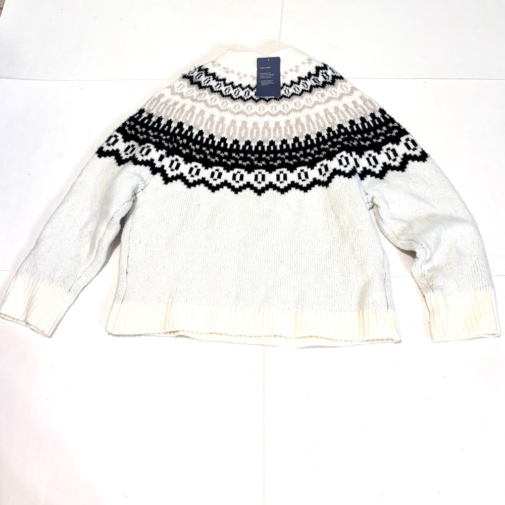 Universal Thread Black and Cream Turtleneck Sweater - Picture 11 of 11